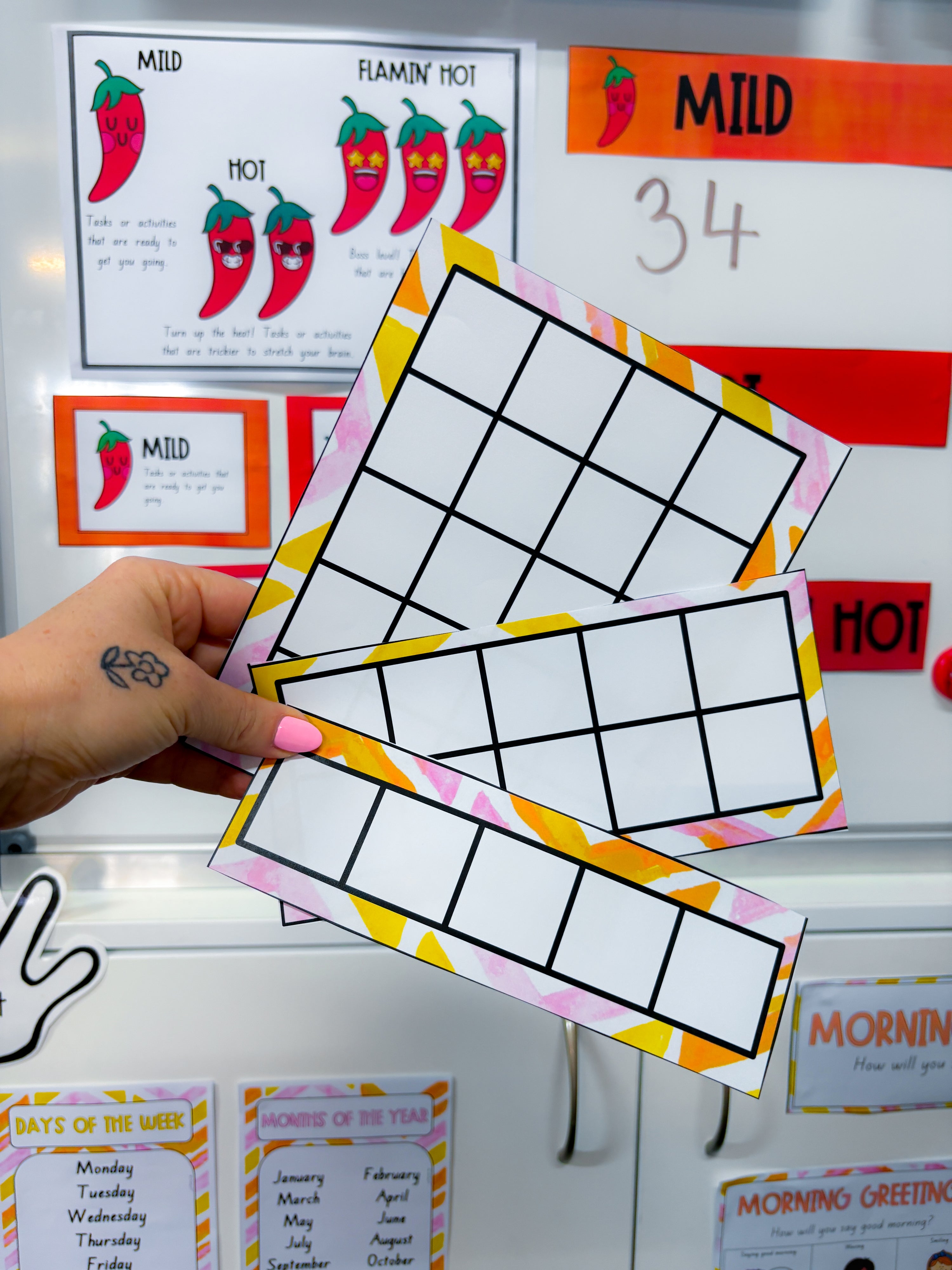 5, 10 and 20 frames (Summer Sherbet)