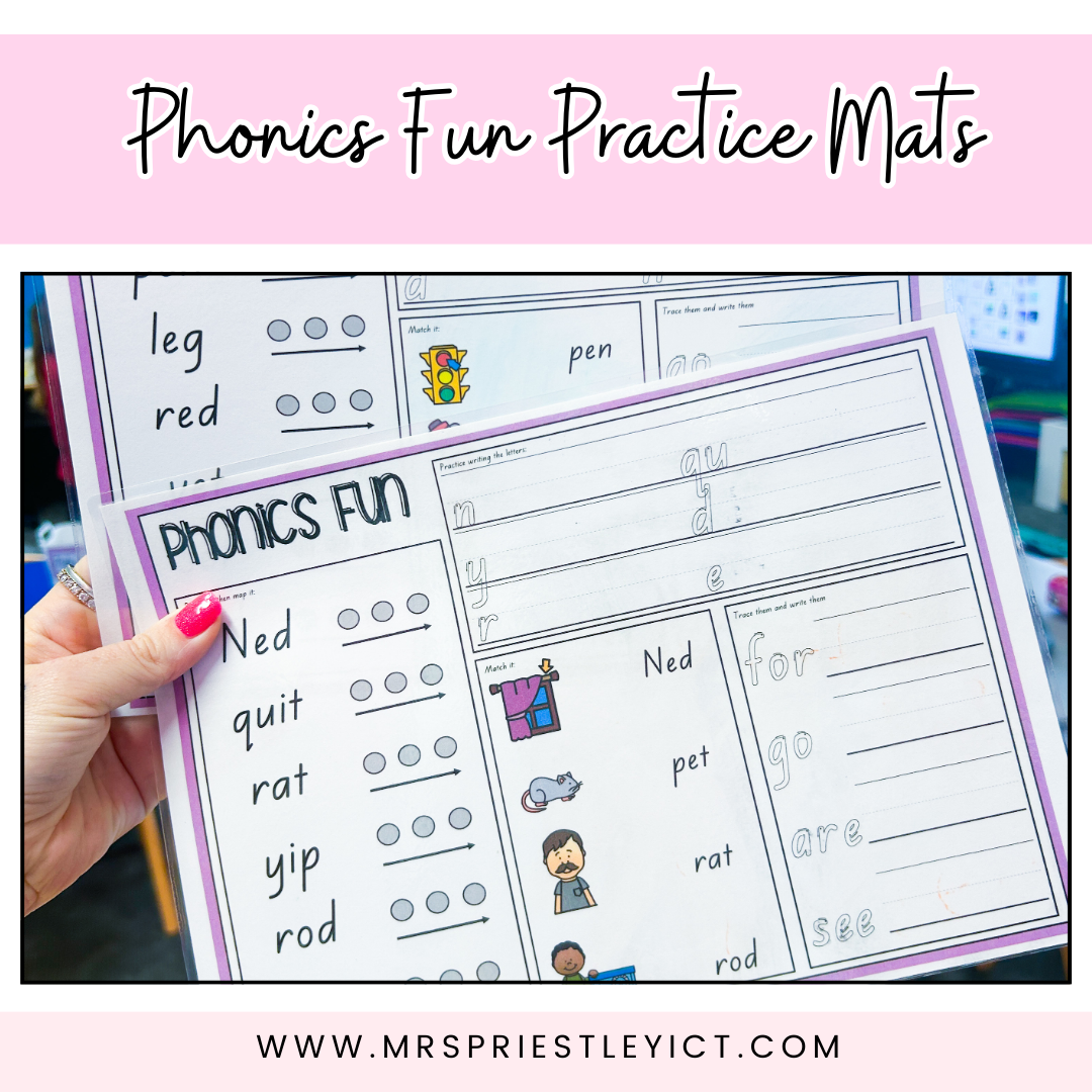 Phonics Fun Practice Mats
