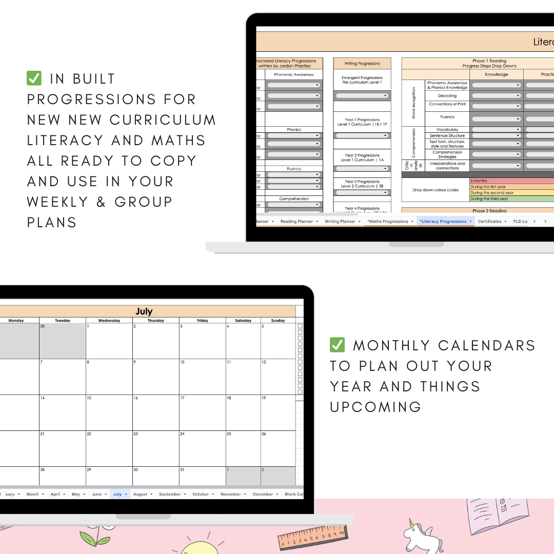 Google Sheets Planner - 2026