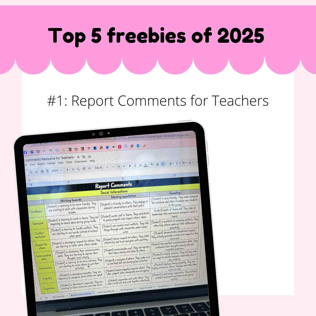 Top 5 Freebies of 2025