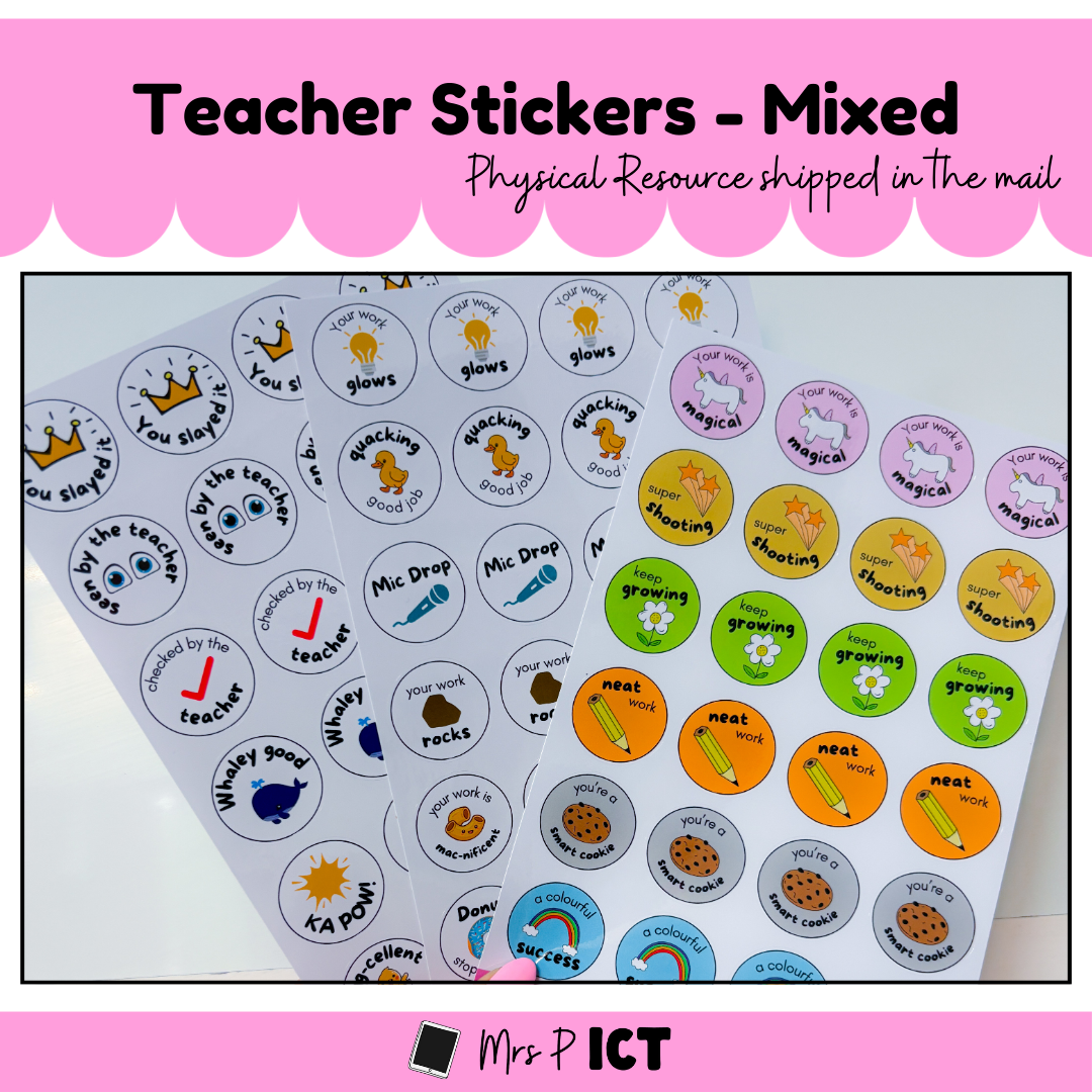 Teacher Stickers - Mixed