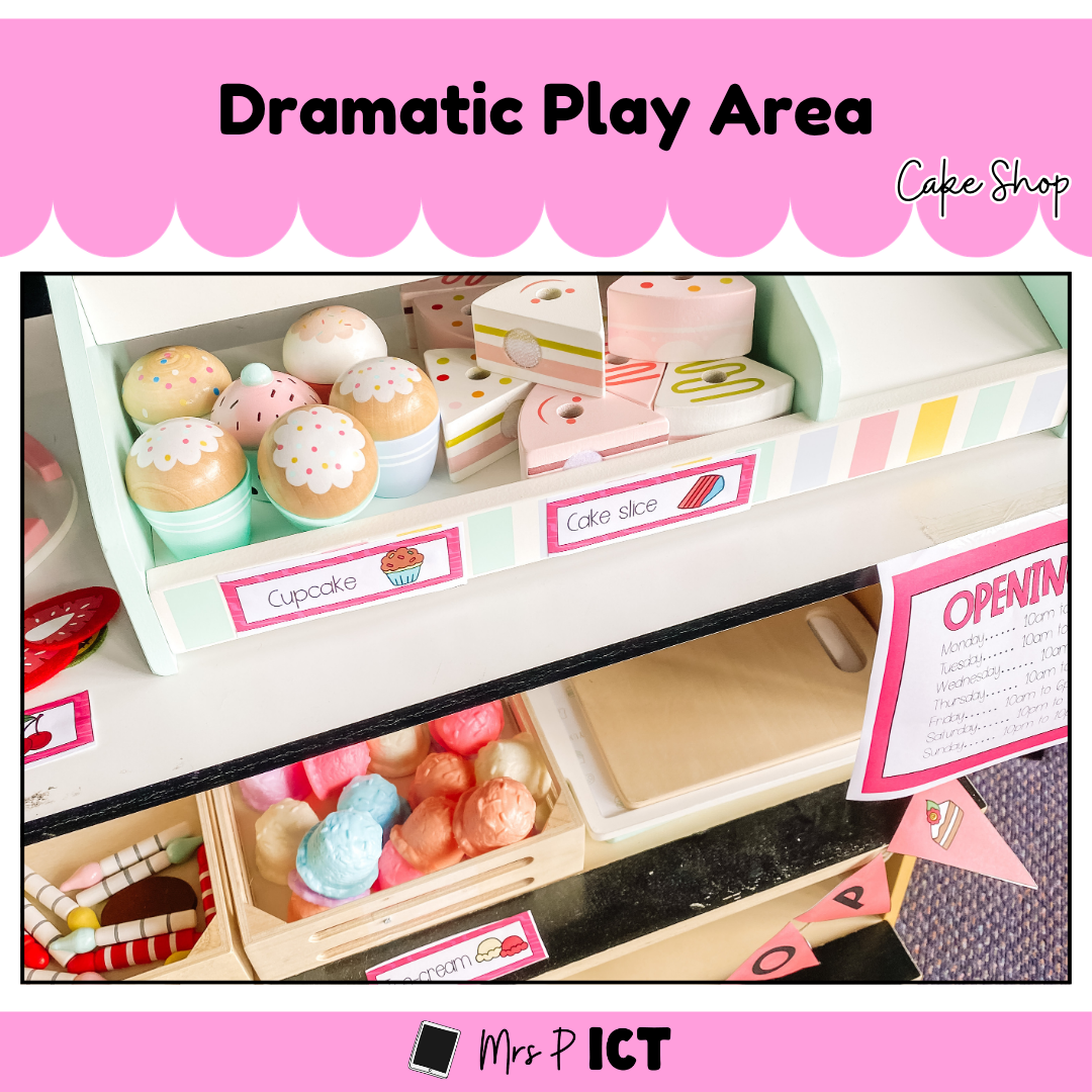 Dramatic Play Area - Cake Shop