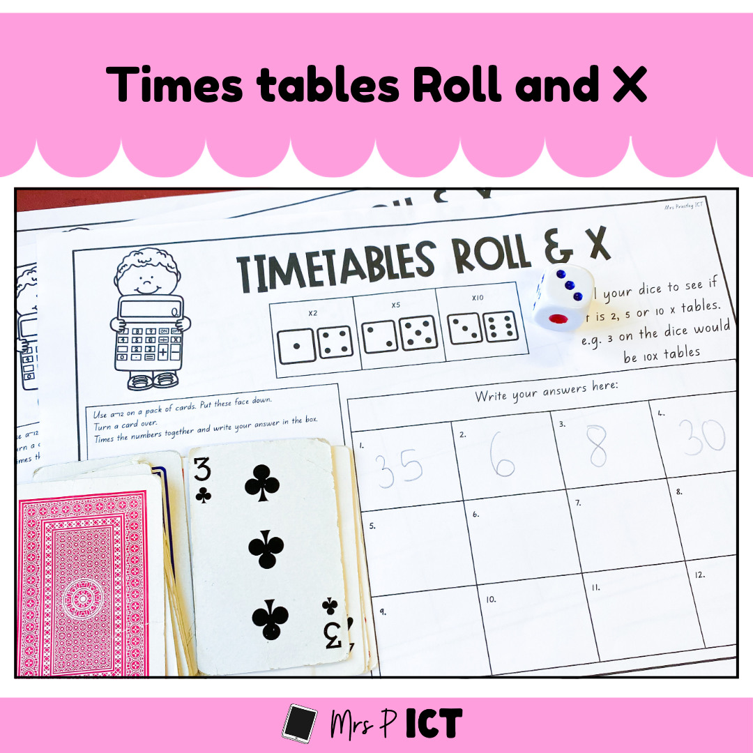 Timestables Roll and Times