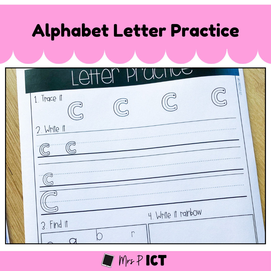 Alphabet Letter Practice