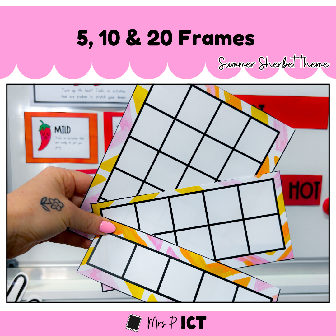 5, 10 and 20 frames (Summer Sherbet)