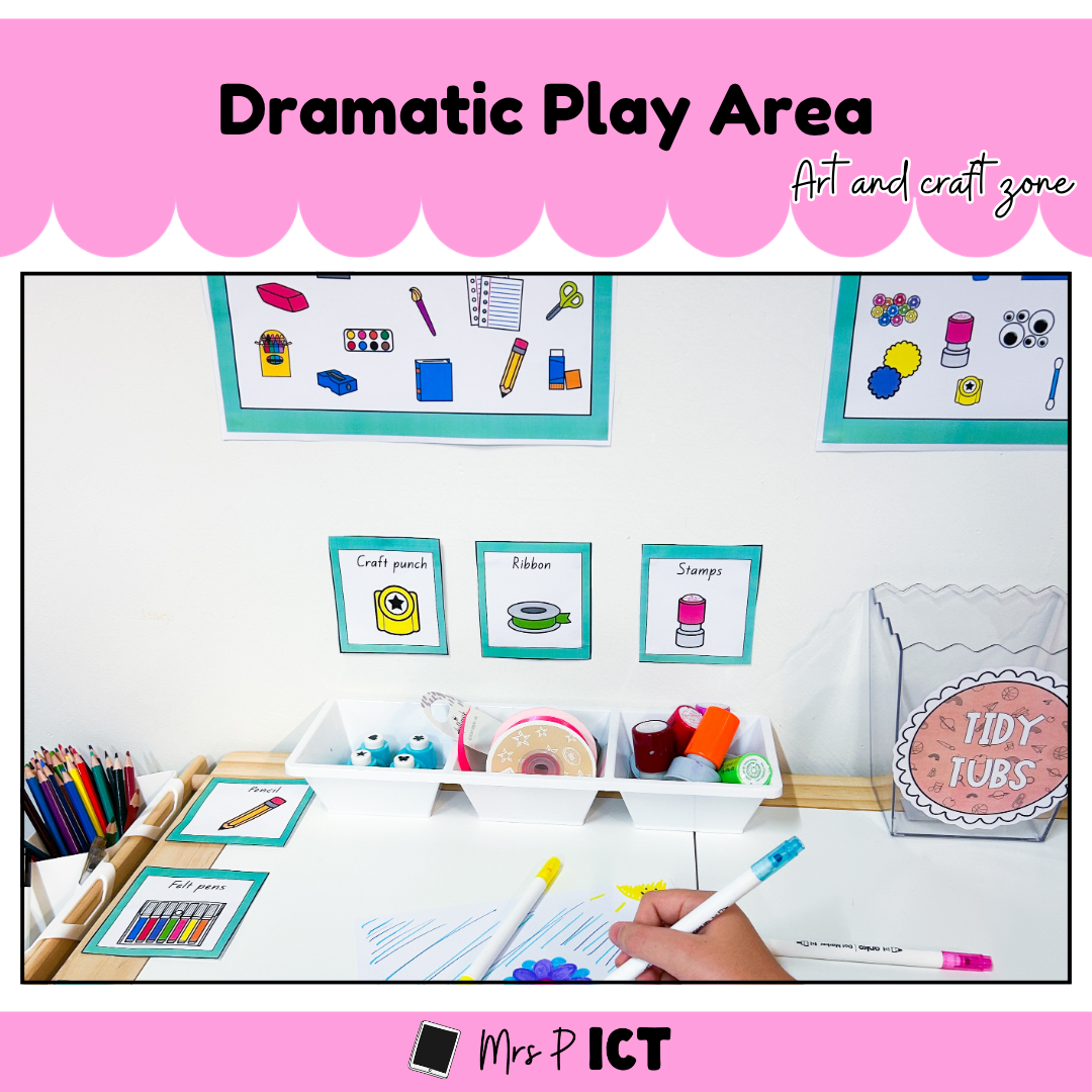 Dramatic Play Area - Art and craft zone
