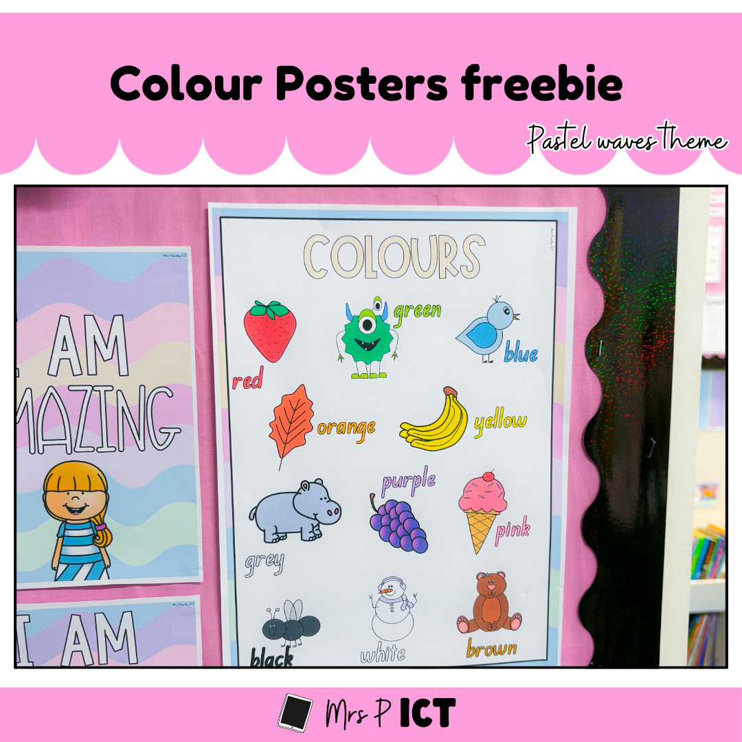 Colours Poster (Pastel waves)