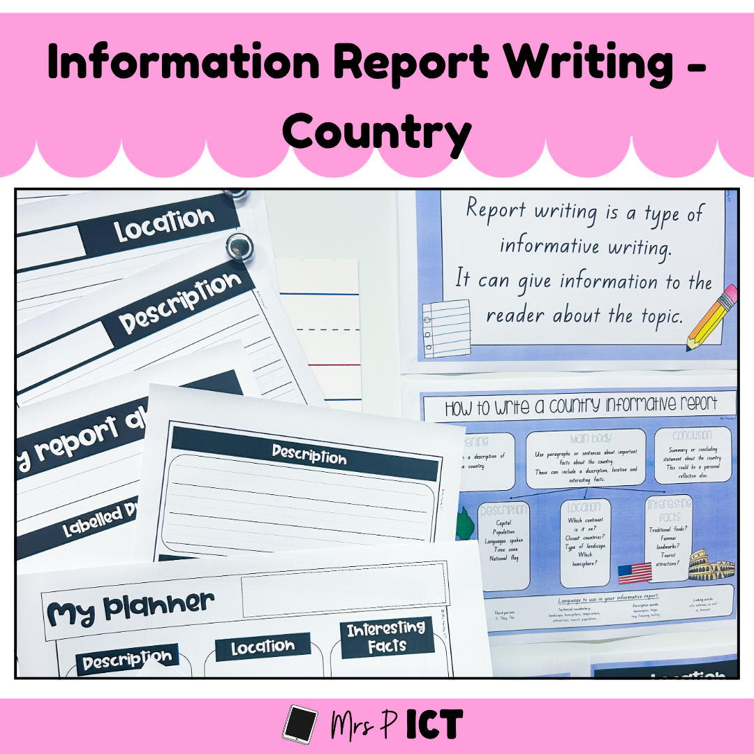 Information Report Writing - Country