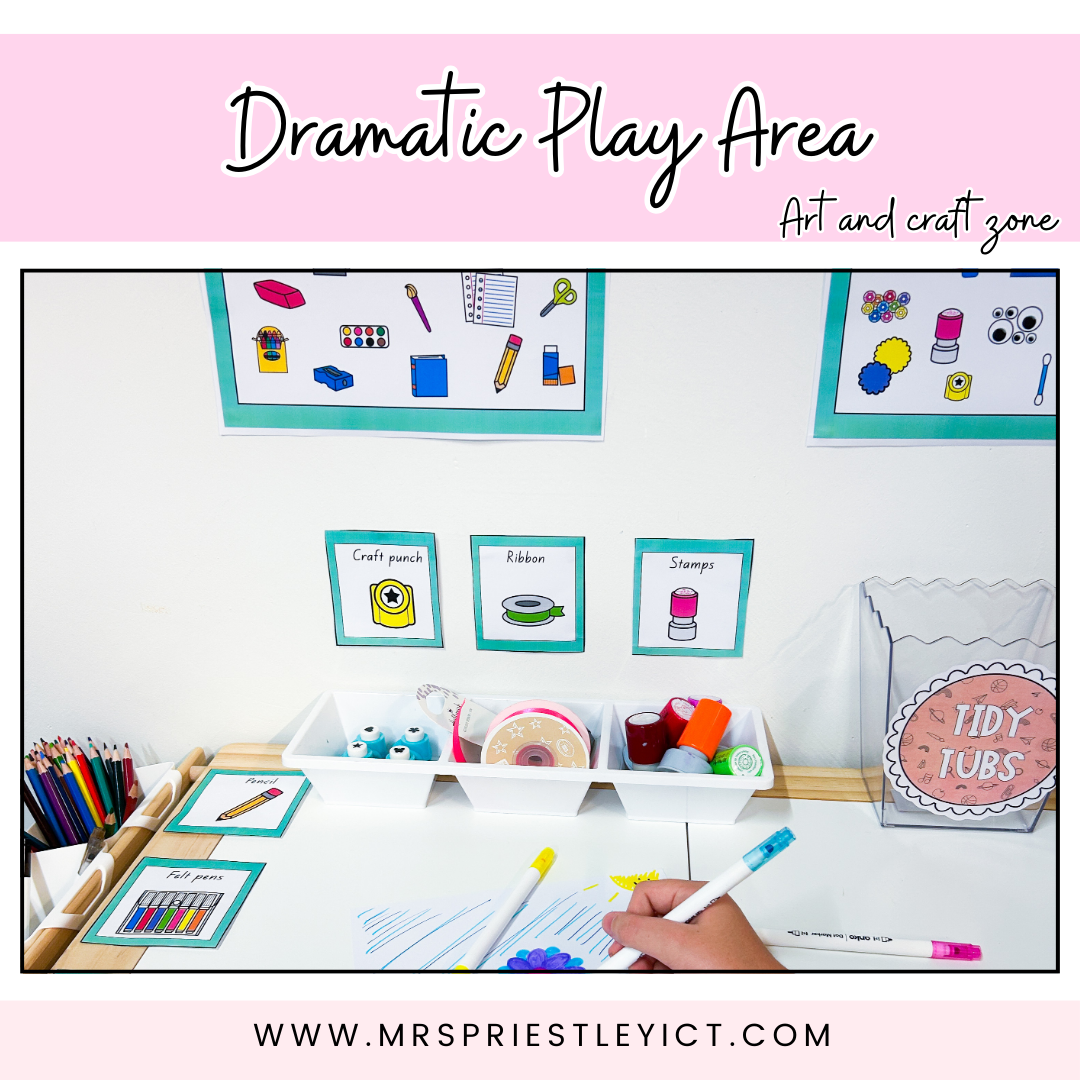 Dramatic Play Area - Art and craft zone