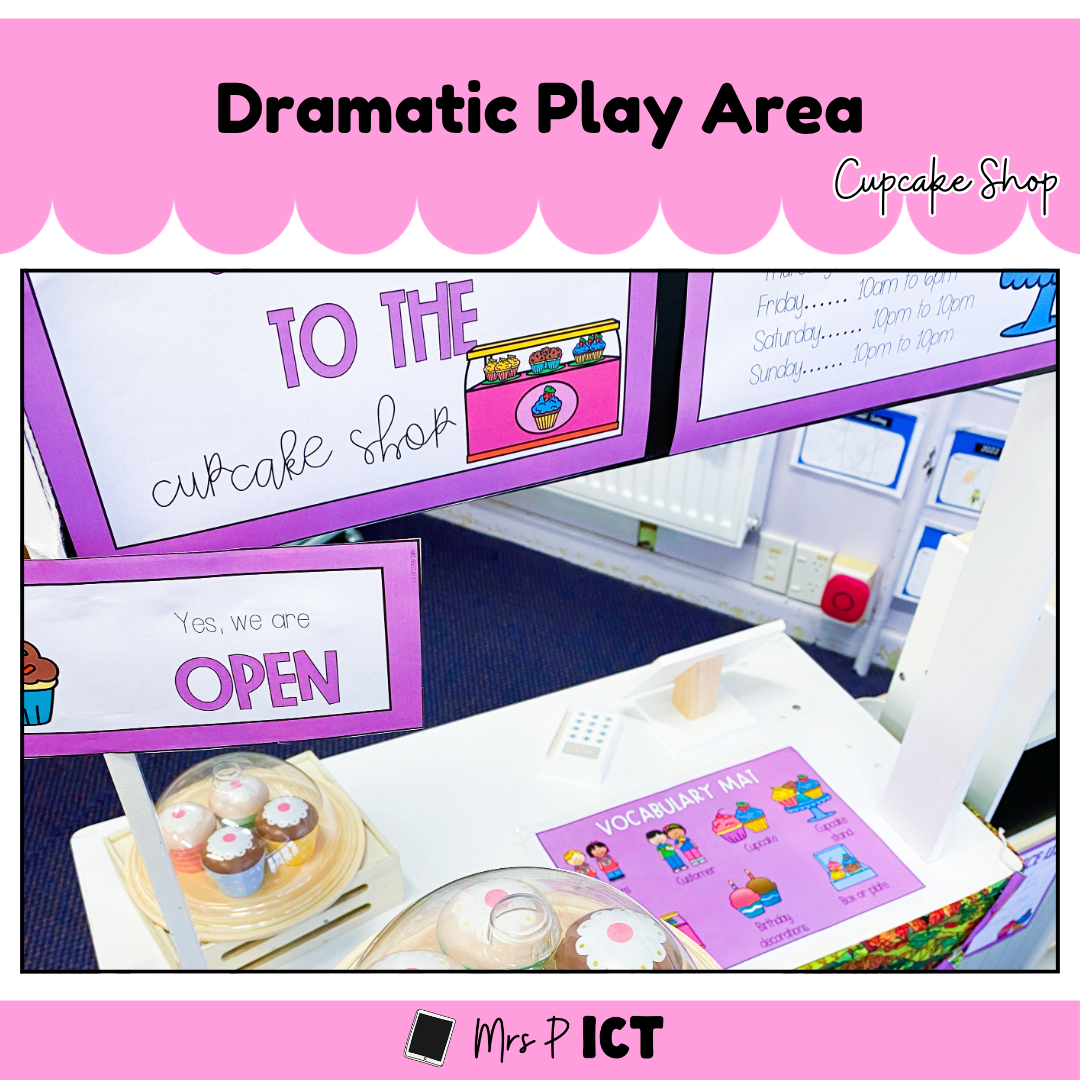 Dramatic Play Area - Cupcake Shop