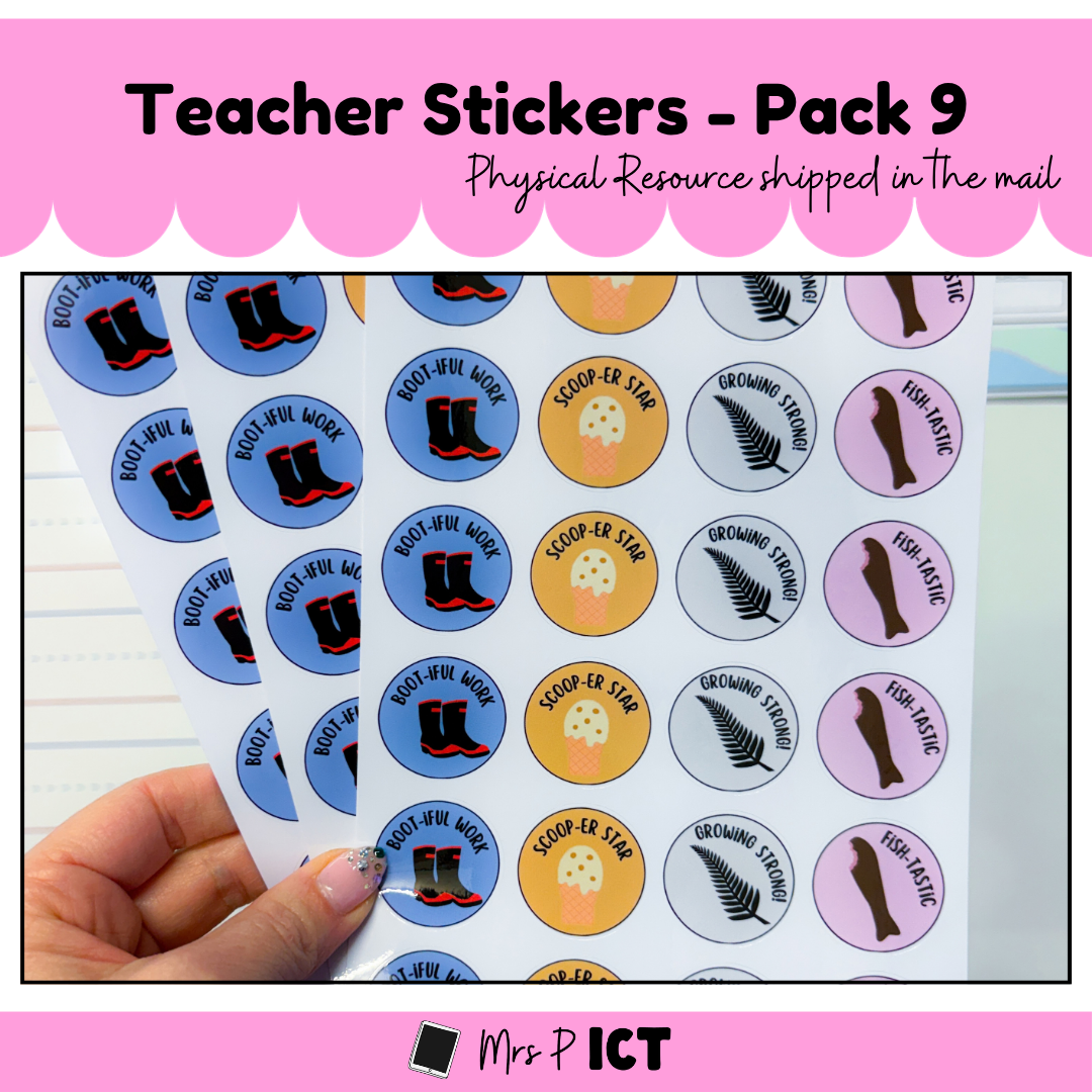 Teacher Stickers - Pack 9