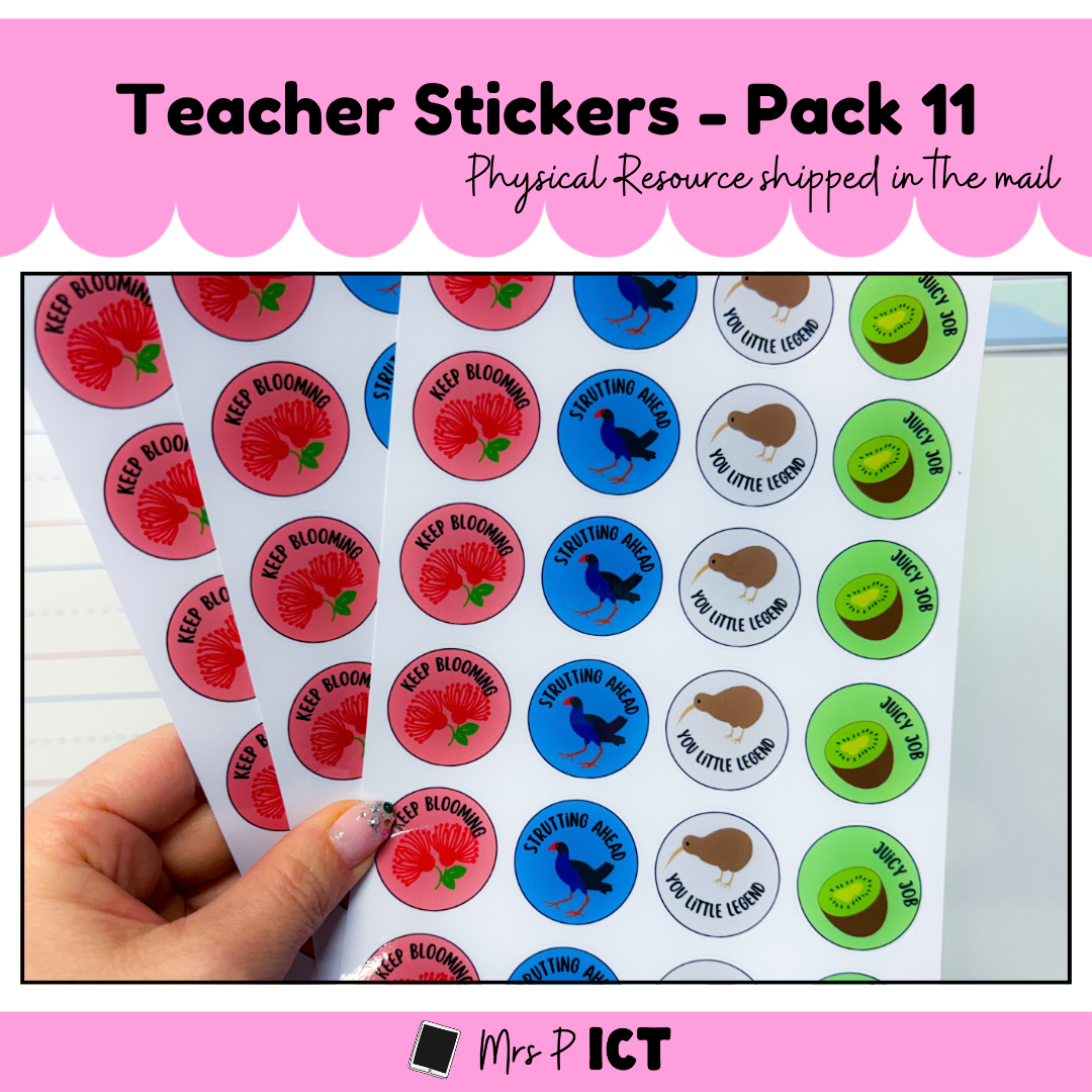 Teacher Stickers - Pack 11