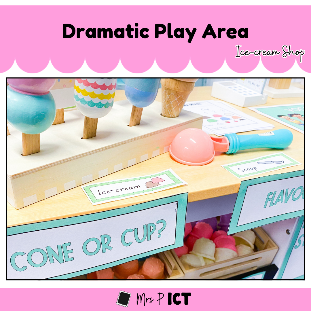 Dramatic Play Area - Ice-cream Shop