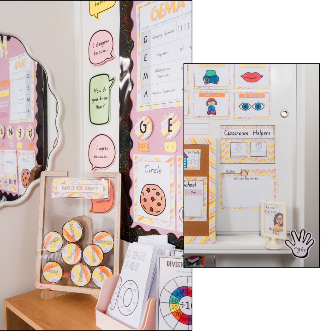 Summer Sherbet Classroom Decor Pack