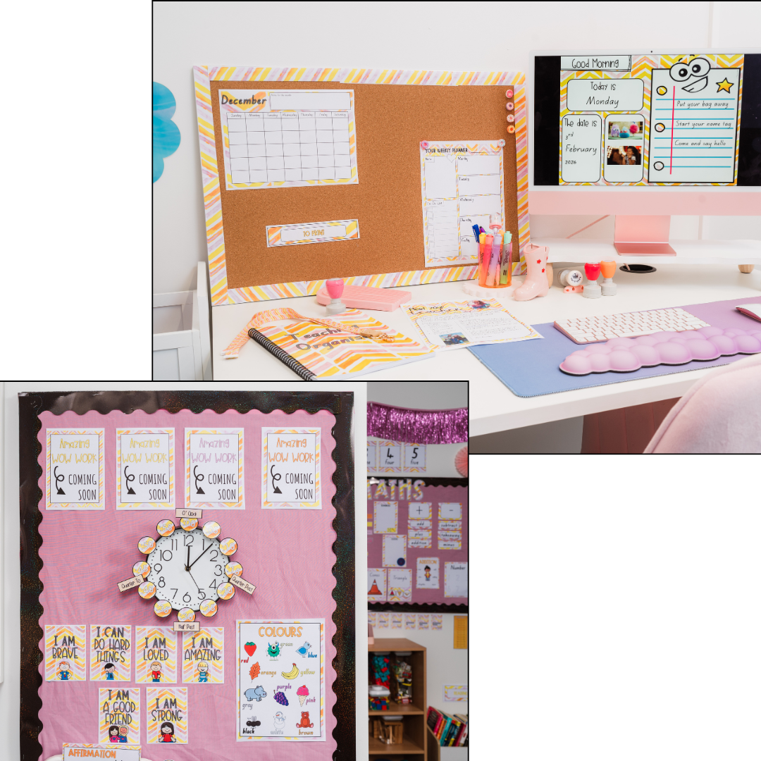 Summer Sherbet Classroom Decor Pack