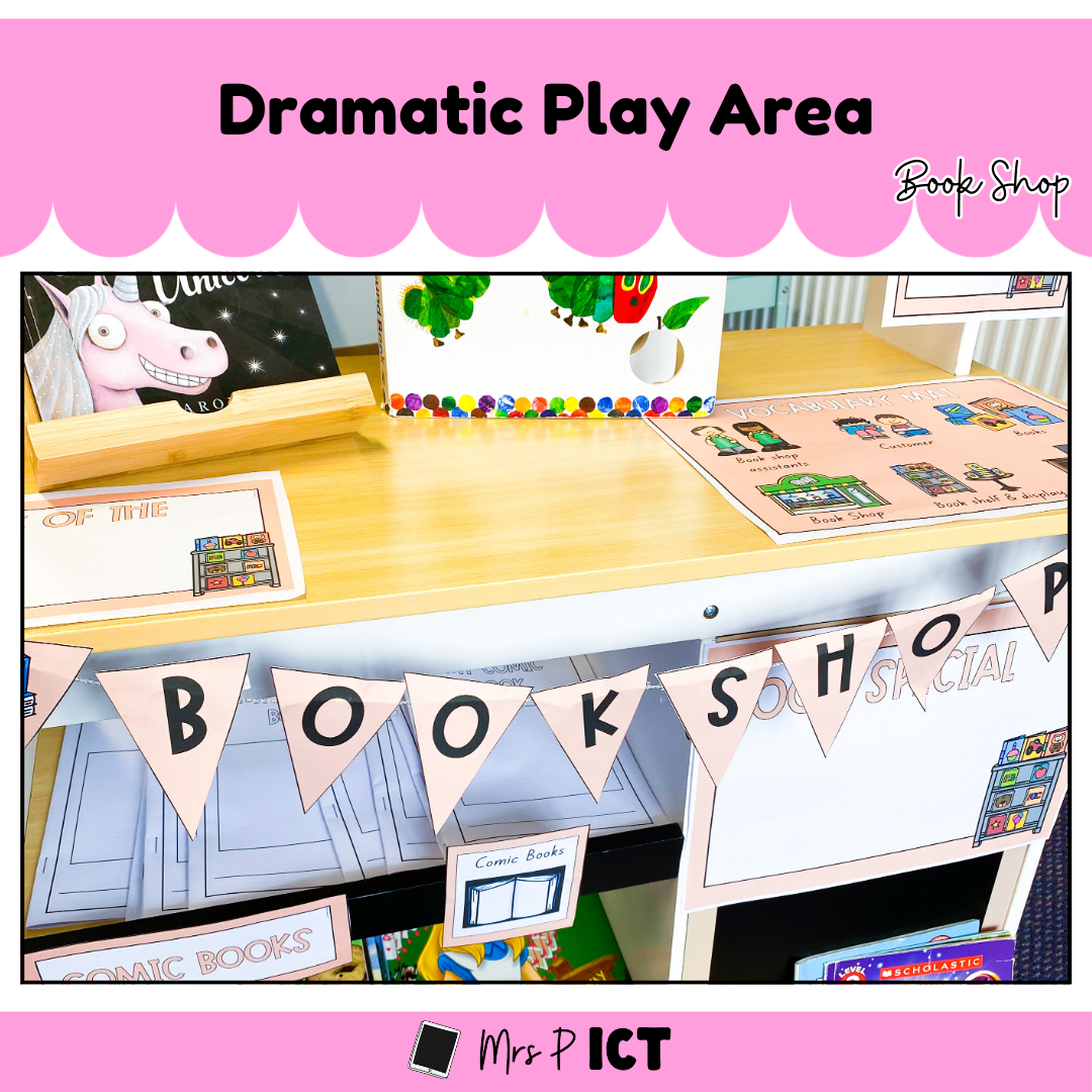 Dramatic Play Area - Book Shop