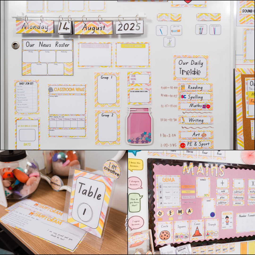 Summer Sherbet Classroom Decor Pack