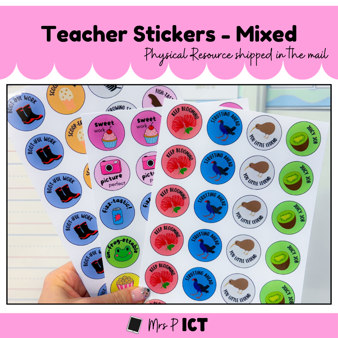 Teacher Stickers - Mixed Pack