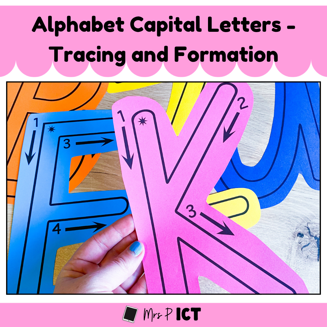 Alphabet Capital letters - tracing and formation