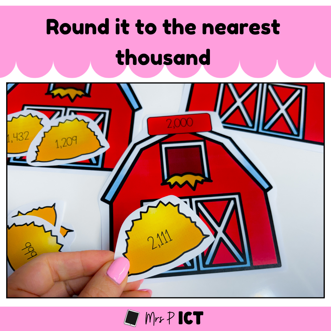 Round it to the nearest thousand