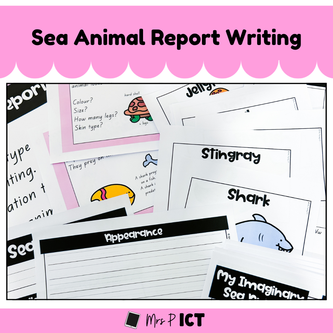 Sea Animal Report Writing