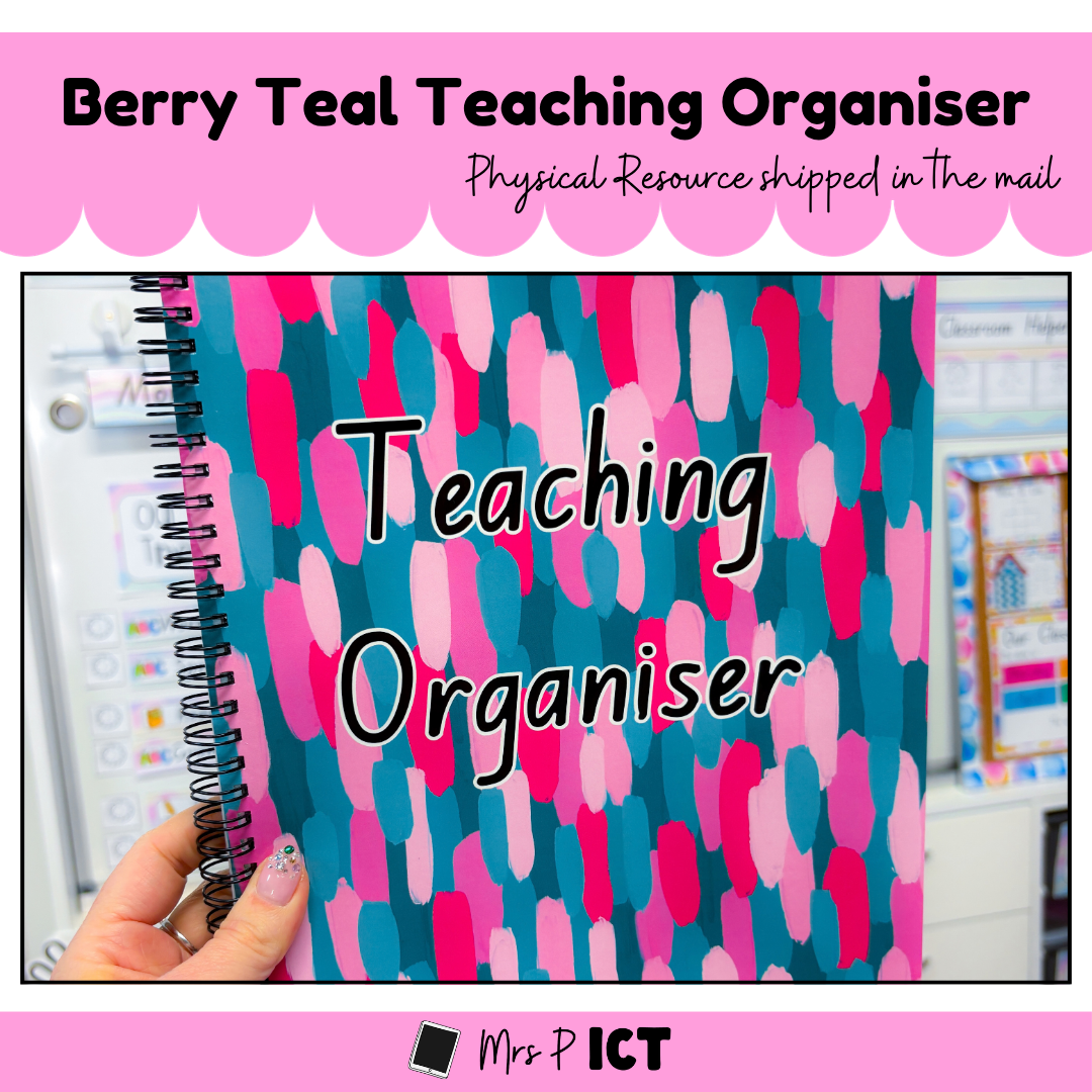 Berry Teal Teaching Organiser