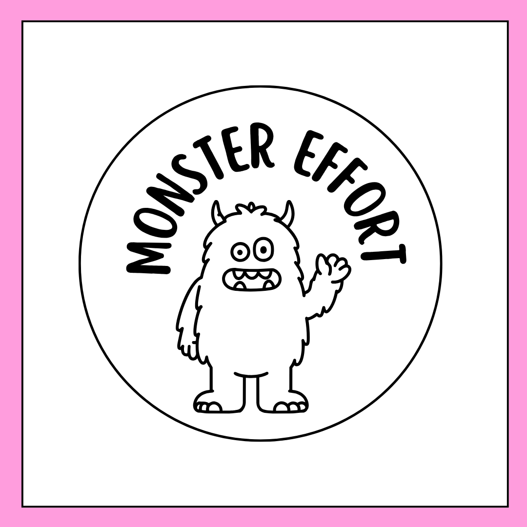 Monster Effort stamp