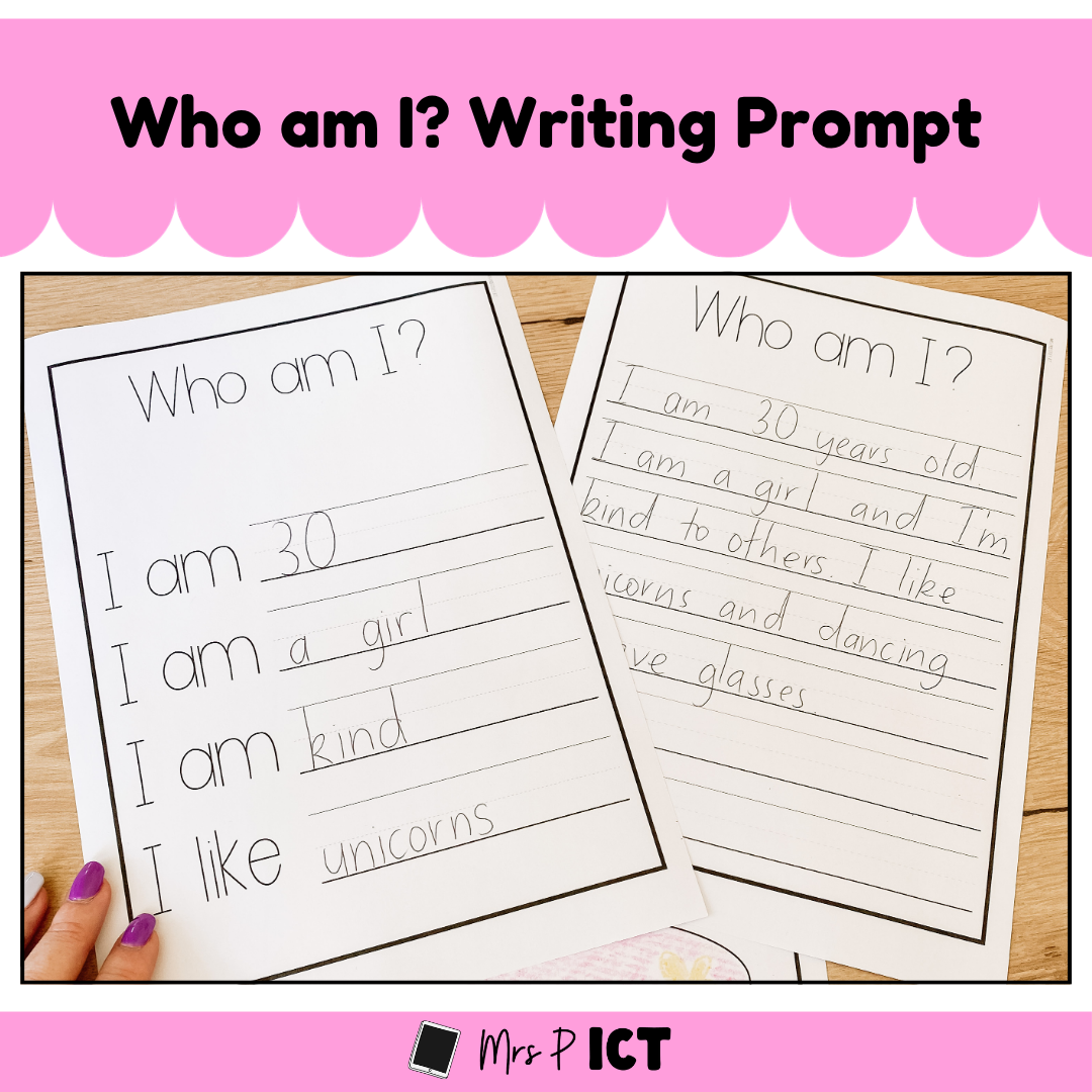 Who am I? writing prompt