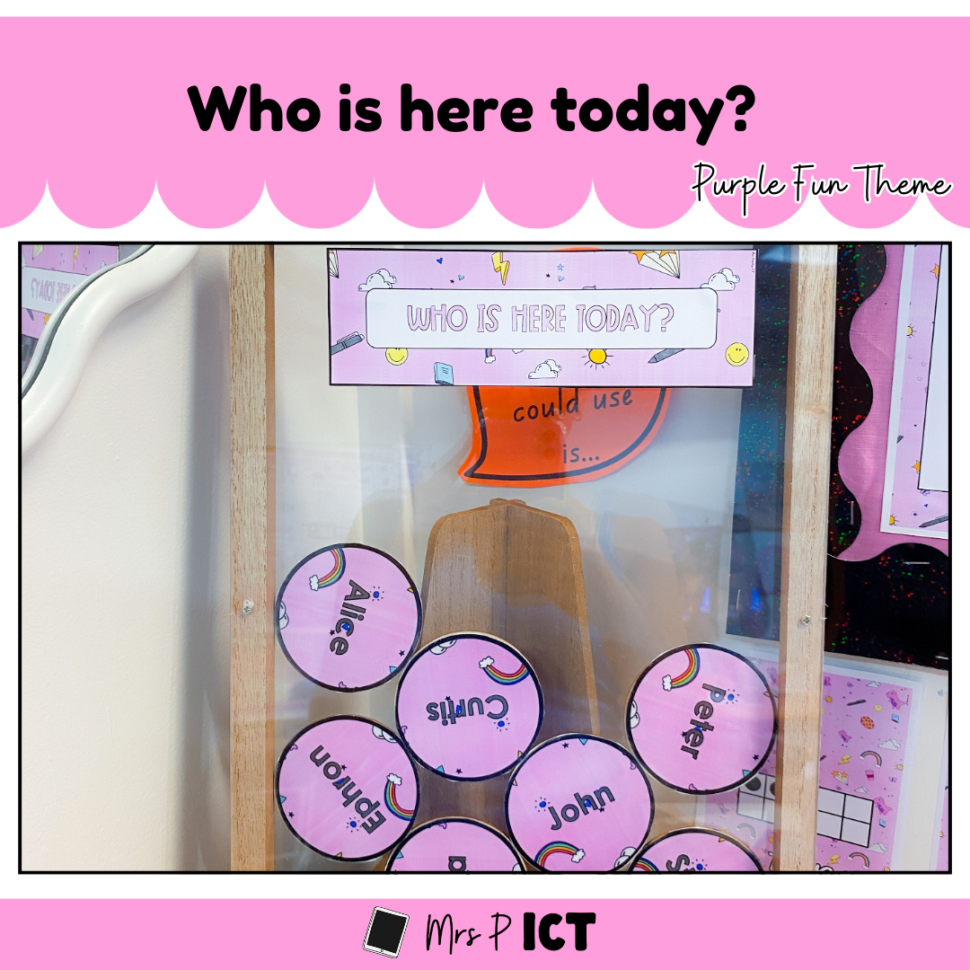 Who is here today? Purple Fun