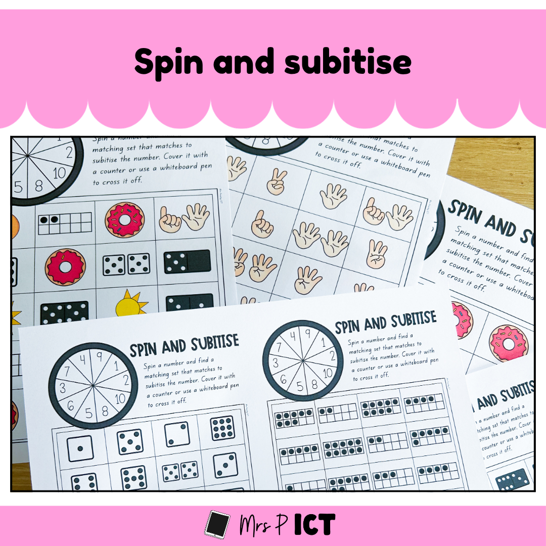 Spin and subitise