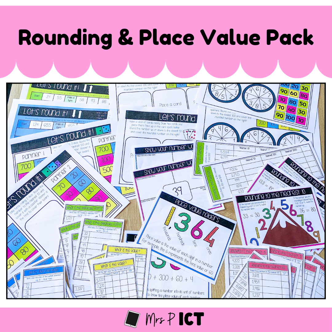 Rounding and Place Value Pack