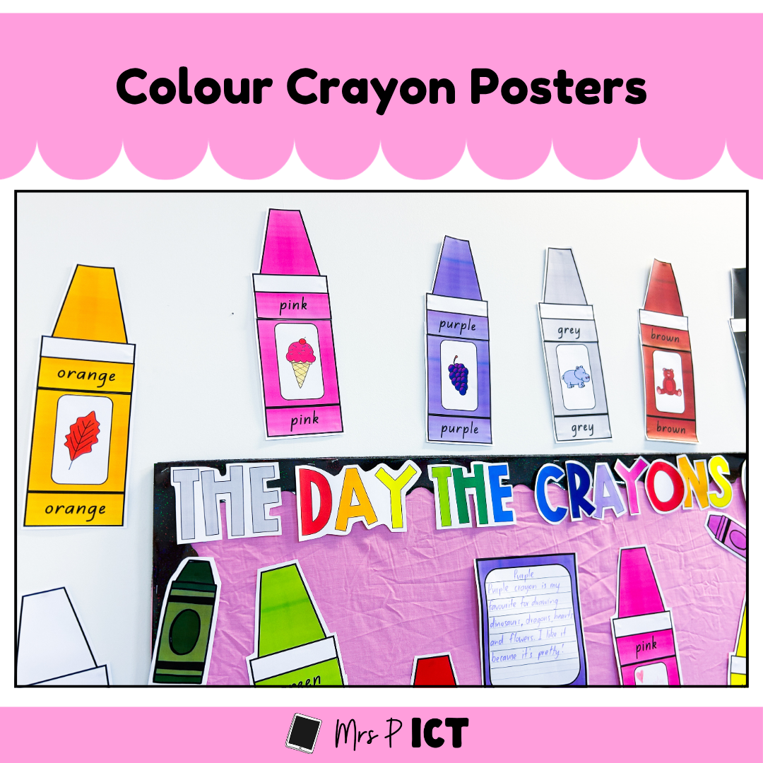 Colour Crayon Posters