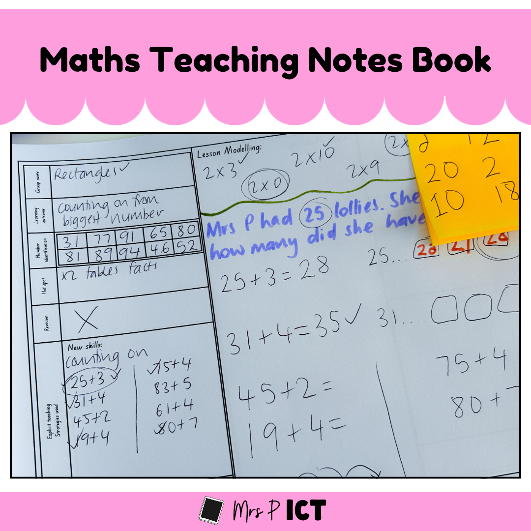Maths Teaching Notes Book