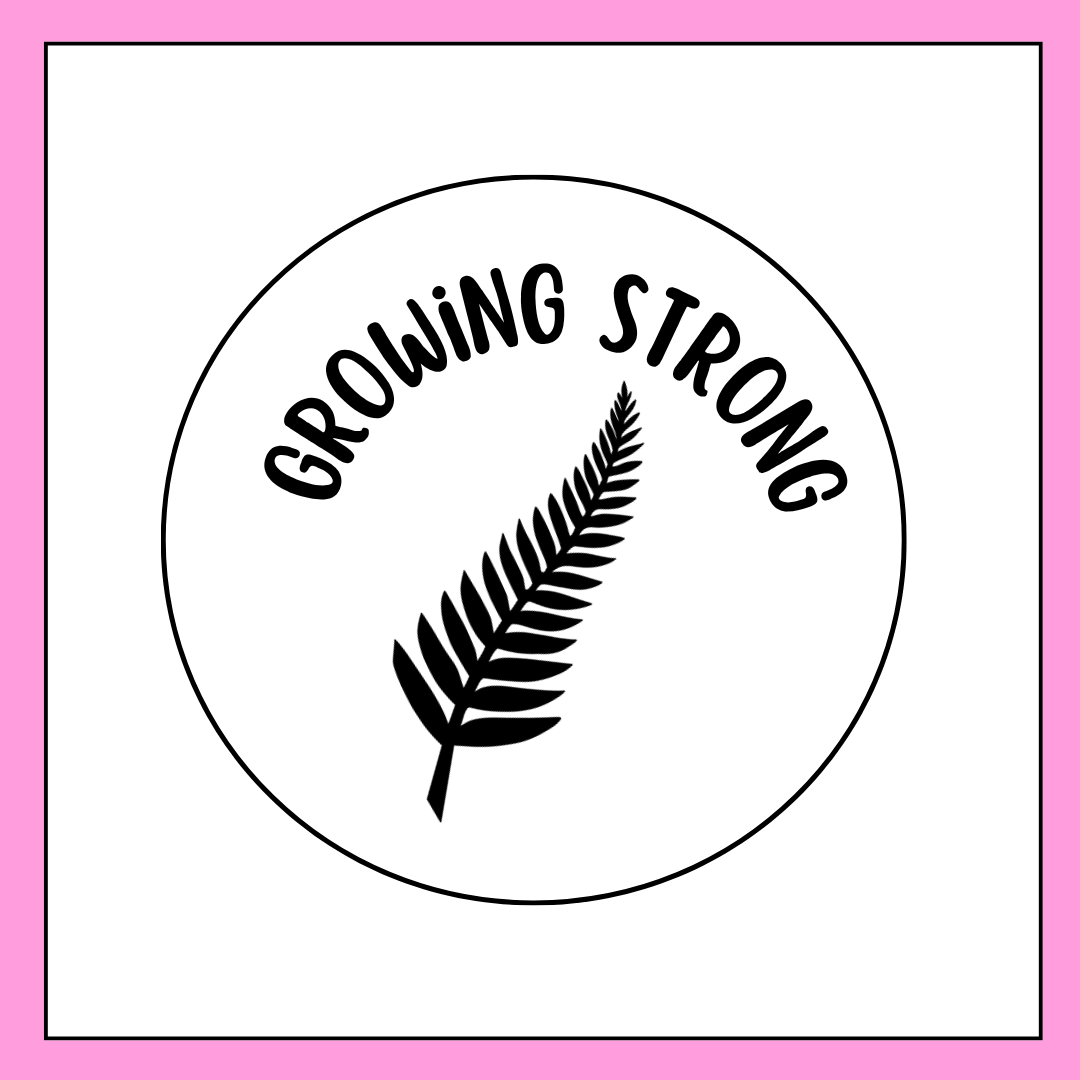Growing strong stamp