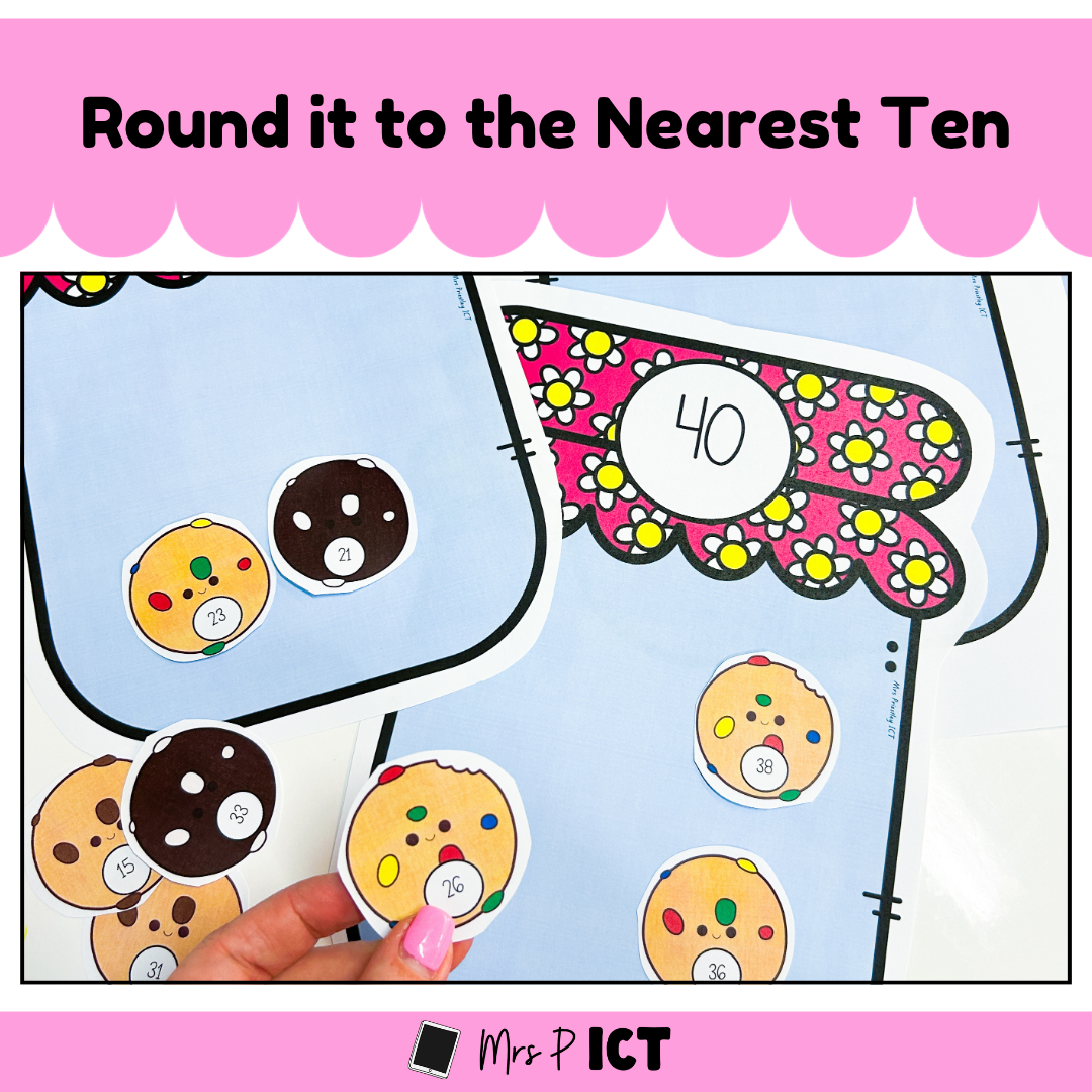 Round it to the nearest ten