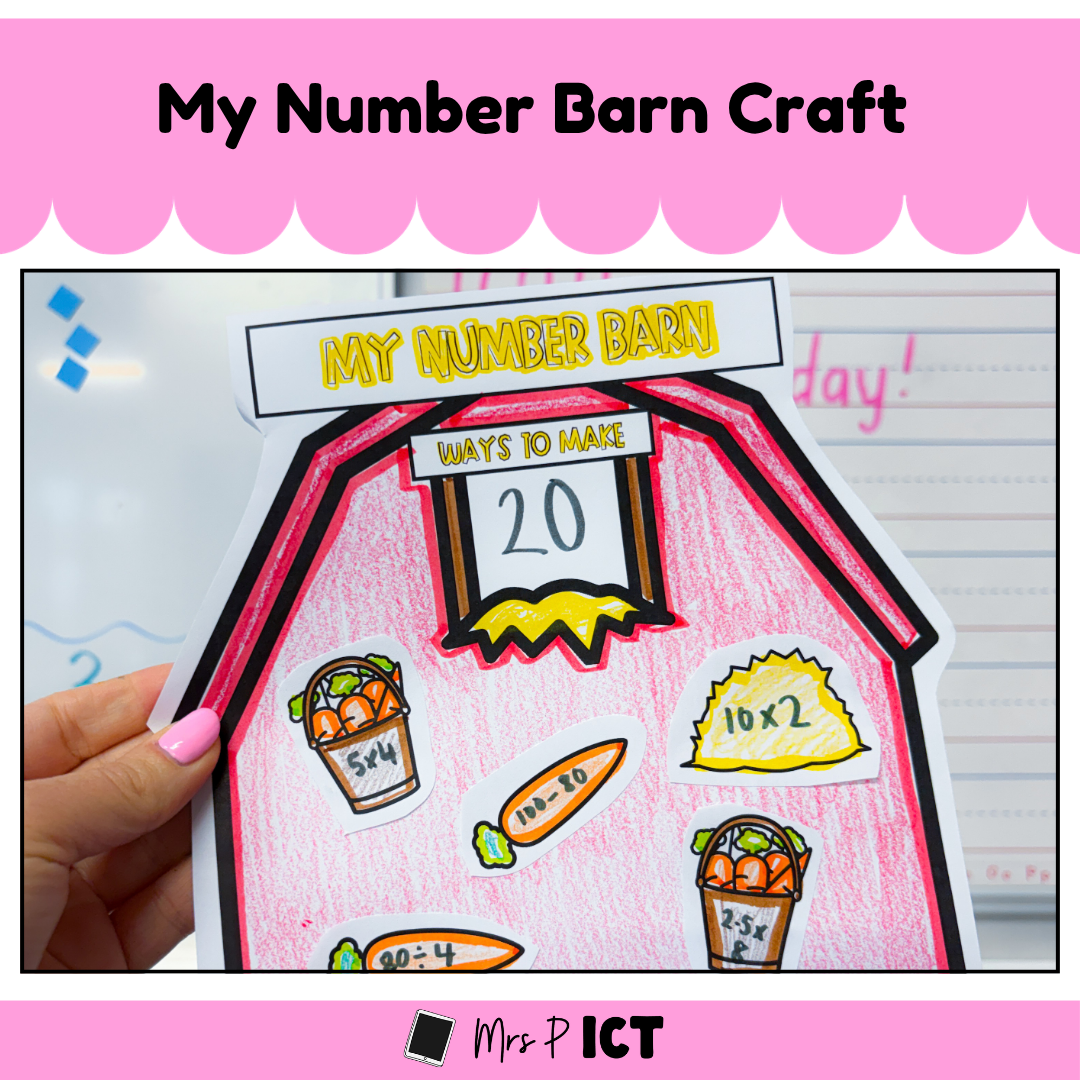 My number barn craft