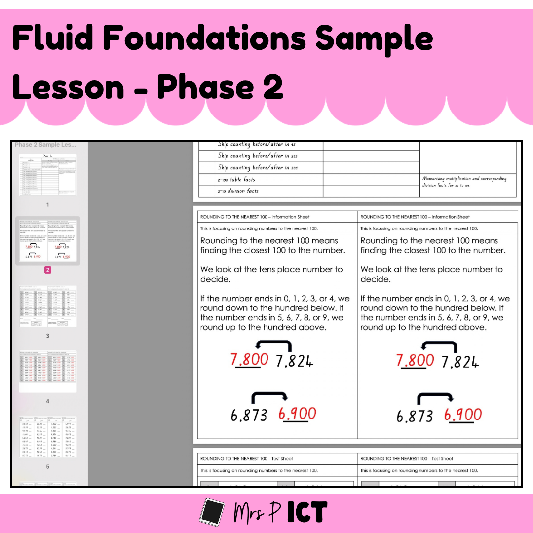 Fluid Foundations Sample Lesson - Phase 2