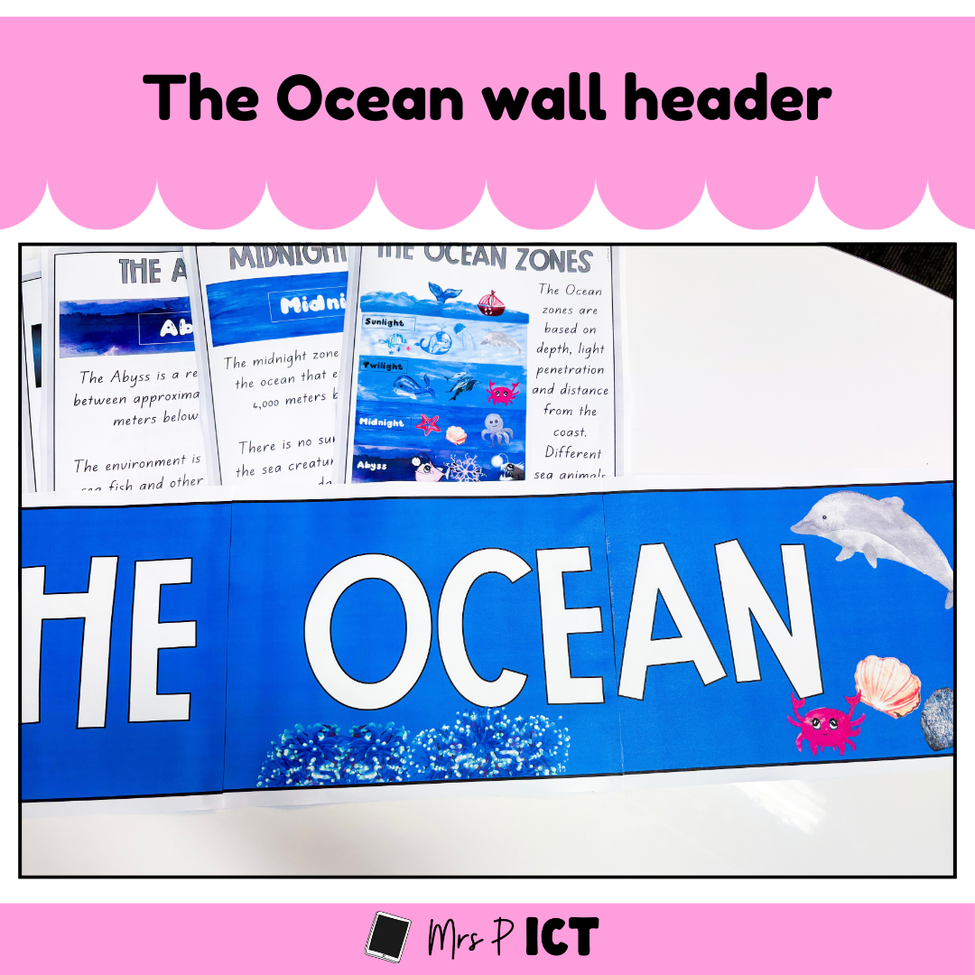 The Ocean wall header