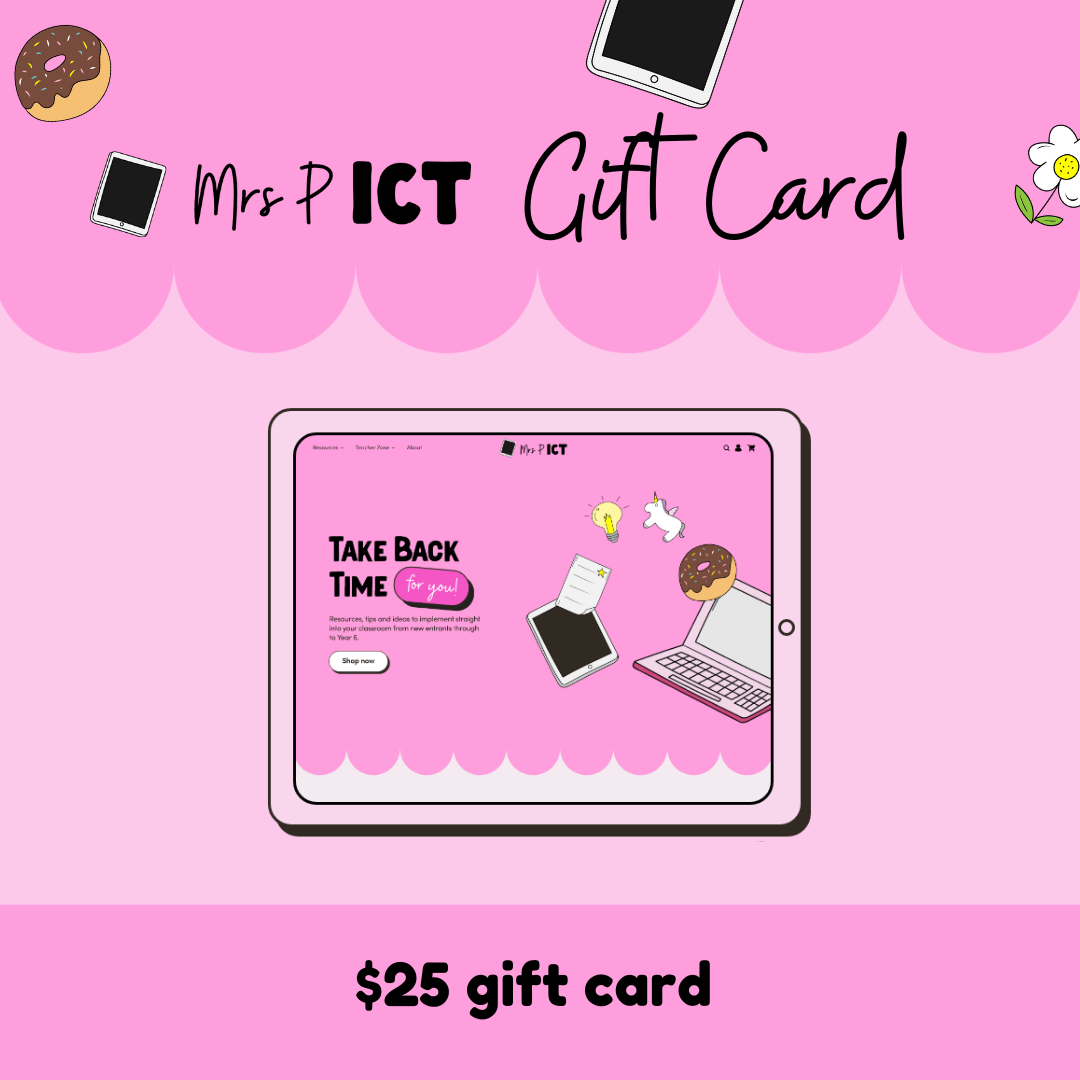 Mrs Priestley ICT Giftcard