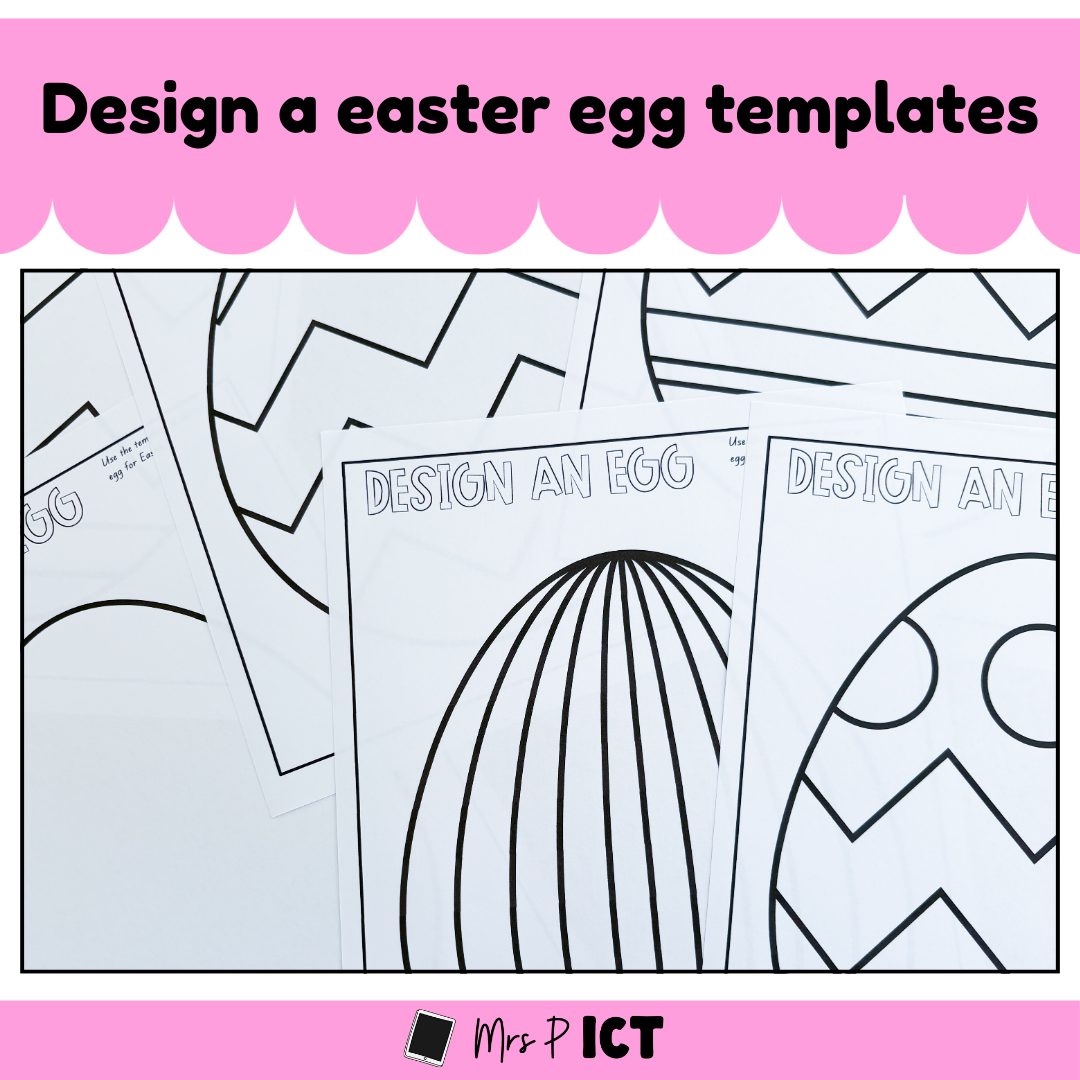 Design a easter egg templates