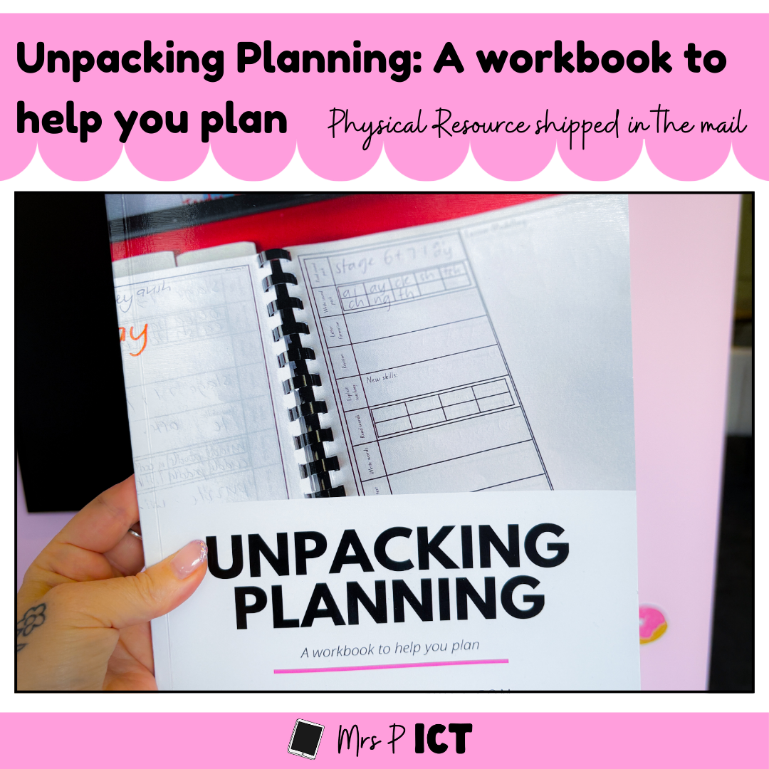 Unpacking Planning: A workbook to help you plan