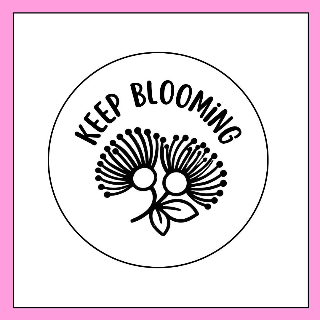 Keep blooming stamp