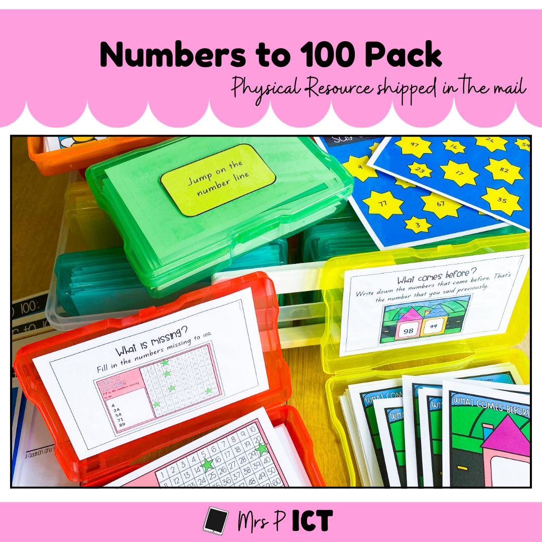 Numbers to 100 Pack