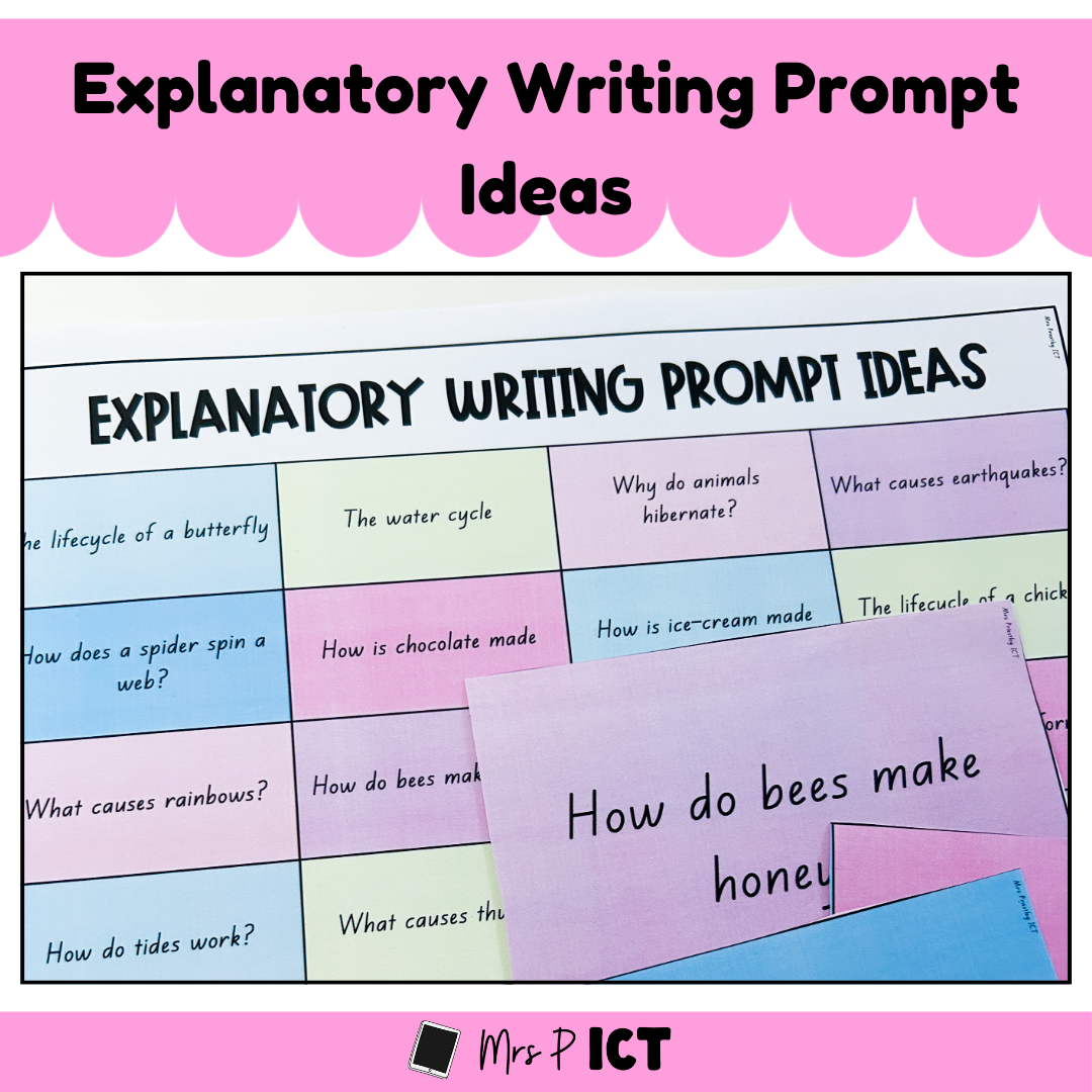 Explanatory Writing Prompt Ideas