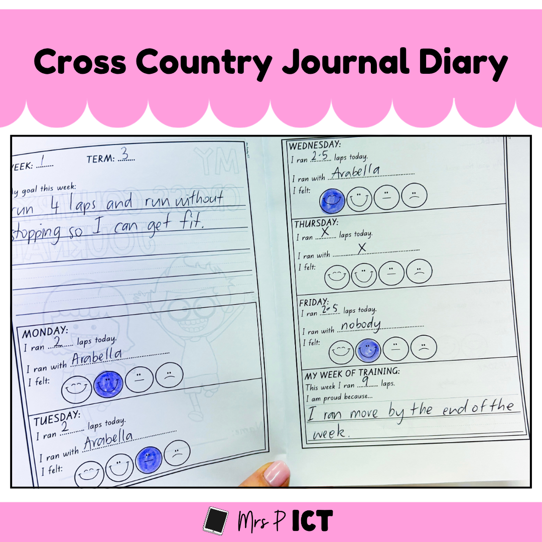 Cross Country Journal Diary