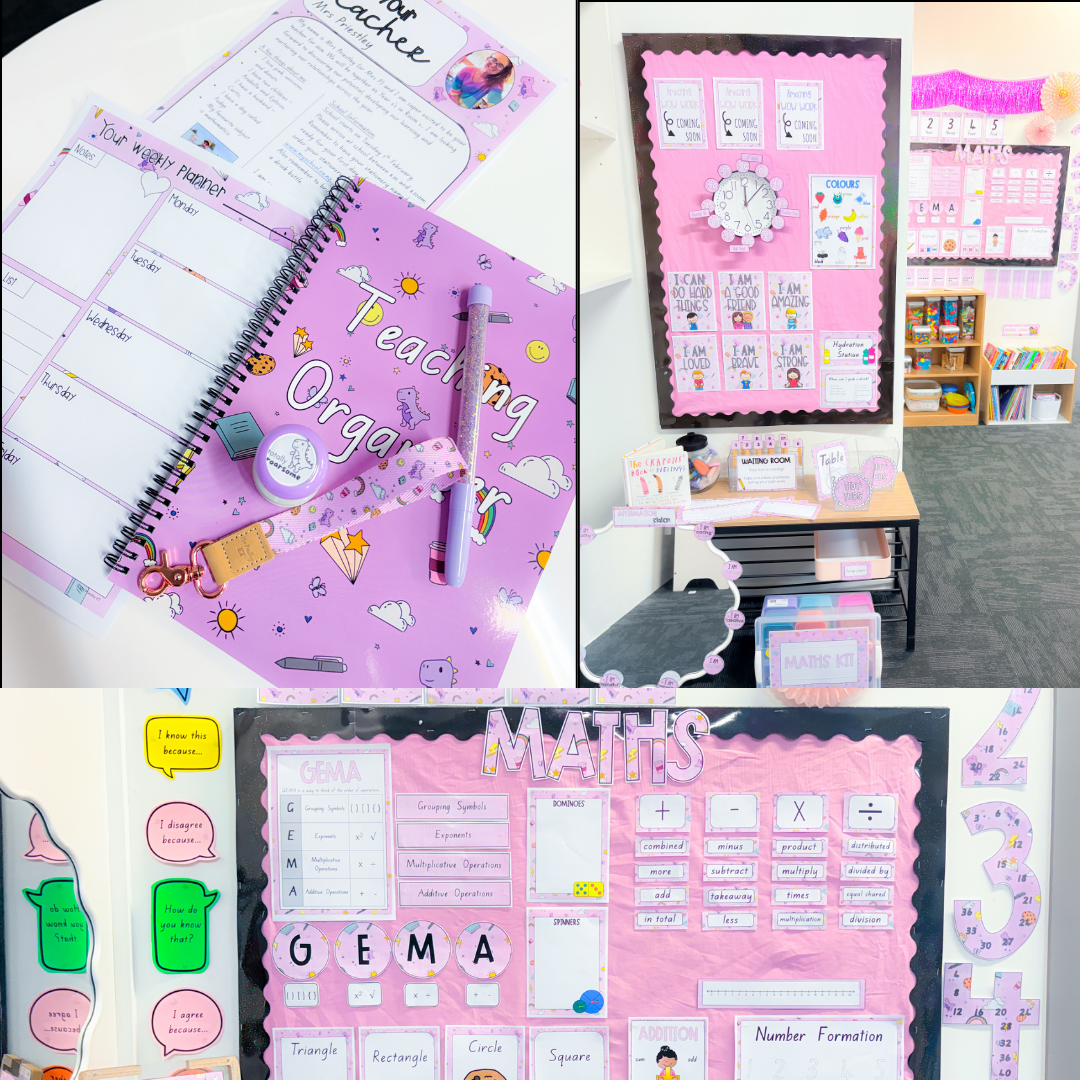 Purple Fun Classroom Decor Pack