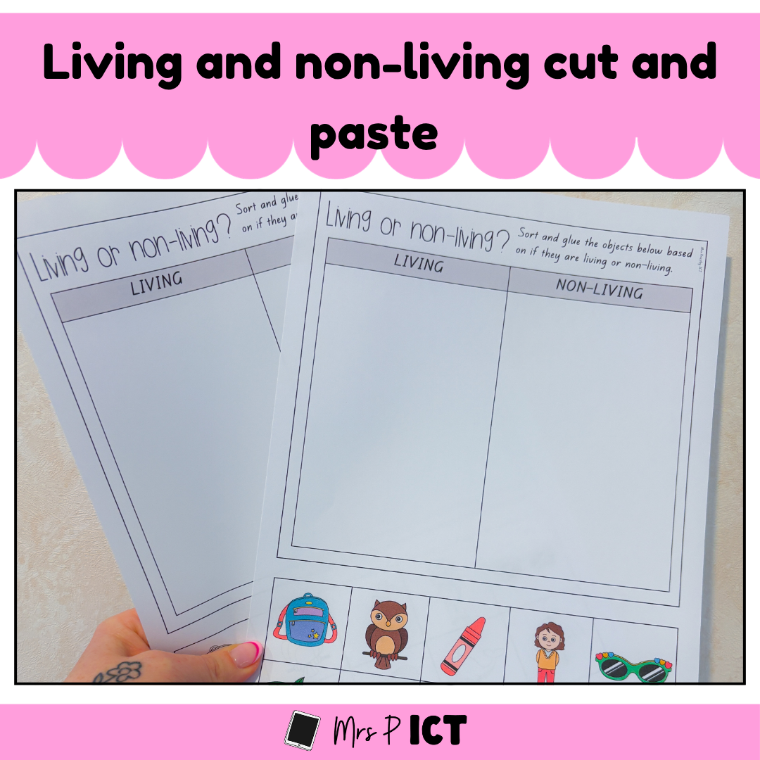 Living and non-living cut and paste