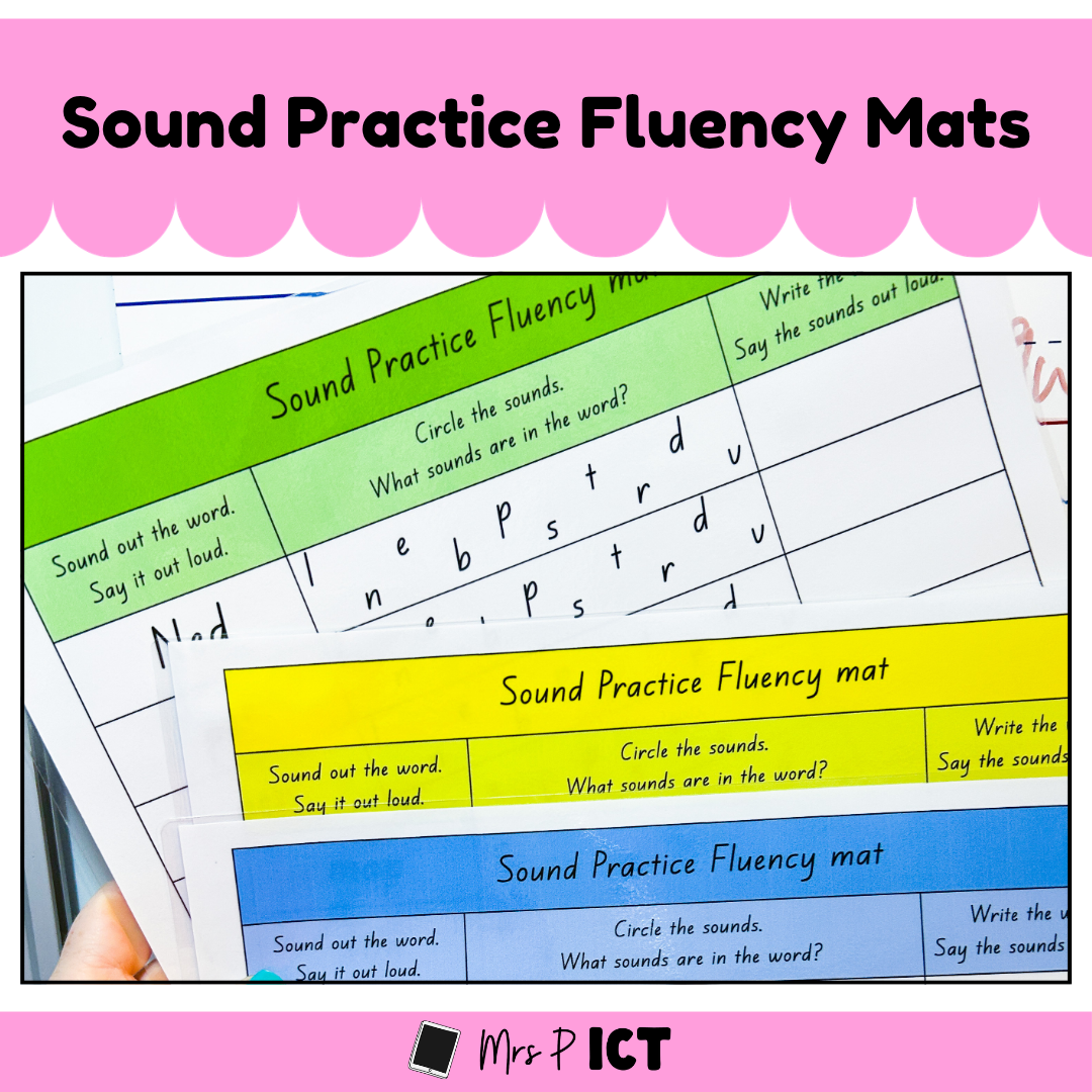 Sound Practice Fluency Mats