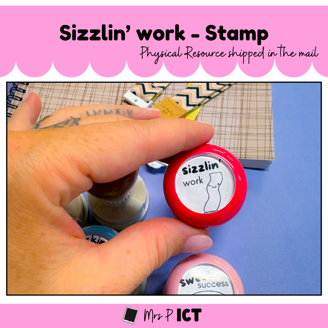 Sizzlin' Work Stamp