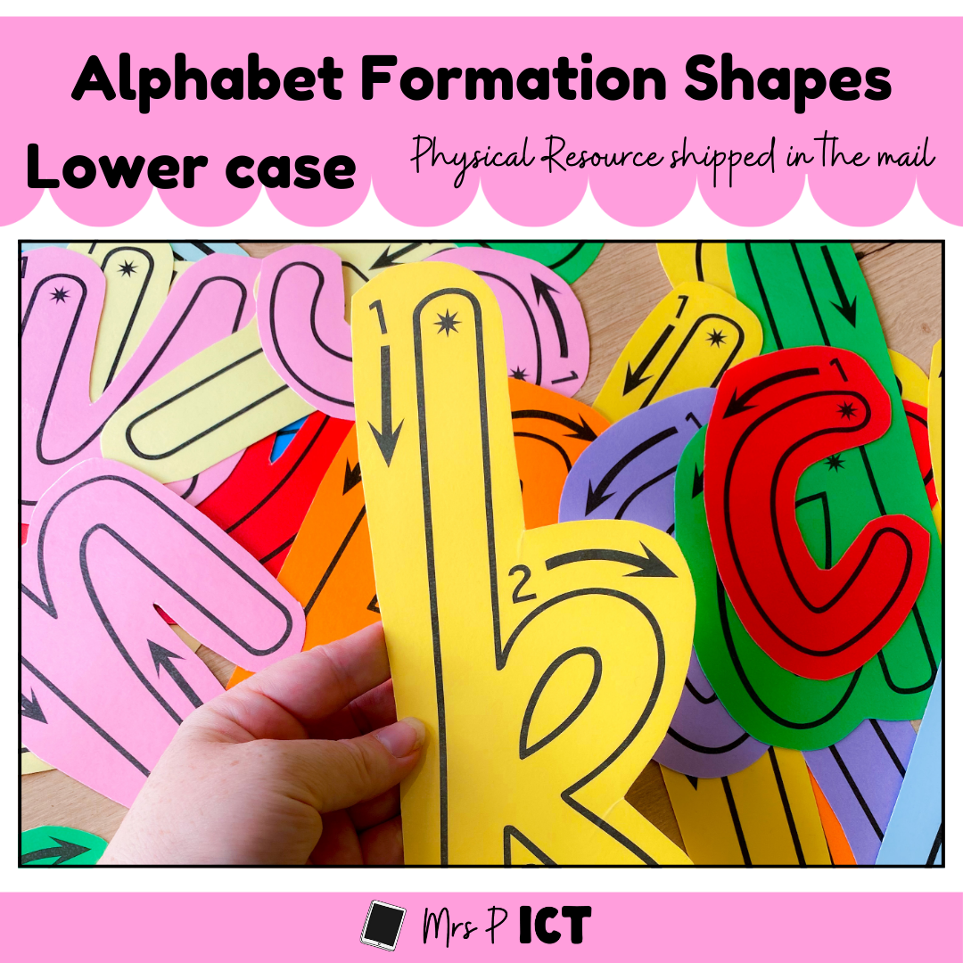 Alphabet letters - tracing and formation